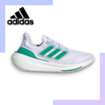 Adidas Ultraboost Light in White Tint, Court Green & Blue Dawn HQ6350